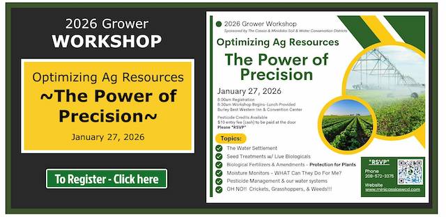 Grower workshop set in Southern Idaho